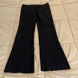 Black work flared pants - size M